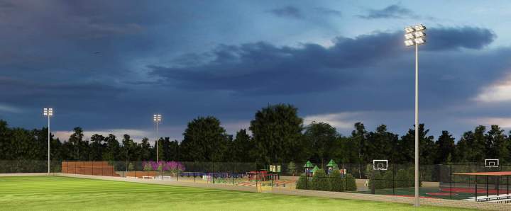 Eclairage pour terrain de sport Gironde
